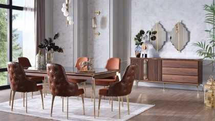 Set Dining Room cu Masa Fixa Montego BELLONA Seturi Dining Room