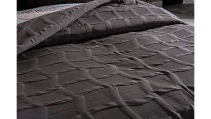 Cuvertura dubla Neva, 250x255cm, culoare Antracit DOQU Cuverturi si Pături 2Q9YTONEVA0020006