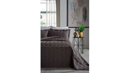Cuvertura dubla Neva, 250x255cm, culoare Antracit DOQU Cuverturi si Pături 2Q9YTONEVA0020006