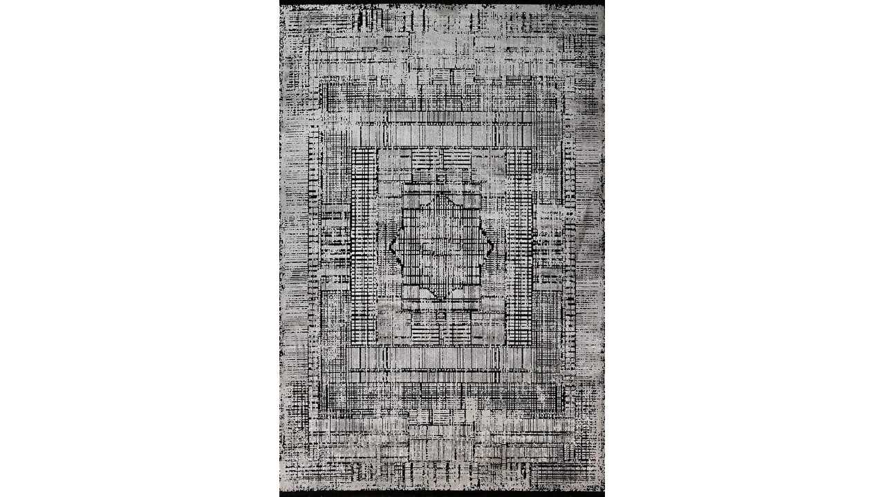 Covor Tierra 12894 Gri, 160X230 GUMUSSUYU Seria Tierra 286TIE12894B9GRI00