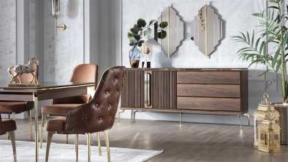 Set Dining Room cu Masa Extensibila Montego BELLONA Seturi Dining Room