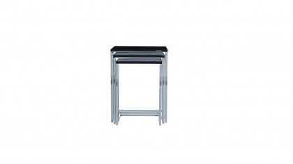 Masute Cafea Zigon Carlino, Finisaj Crom, set 3 bucati BELLONA O U T L E T 22CRN3315ASKJ