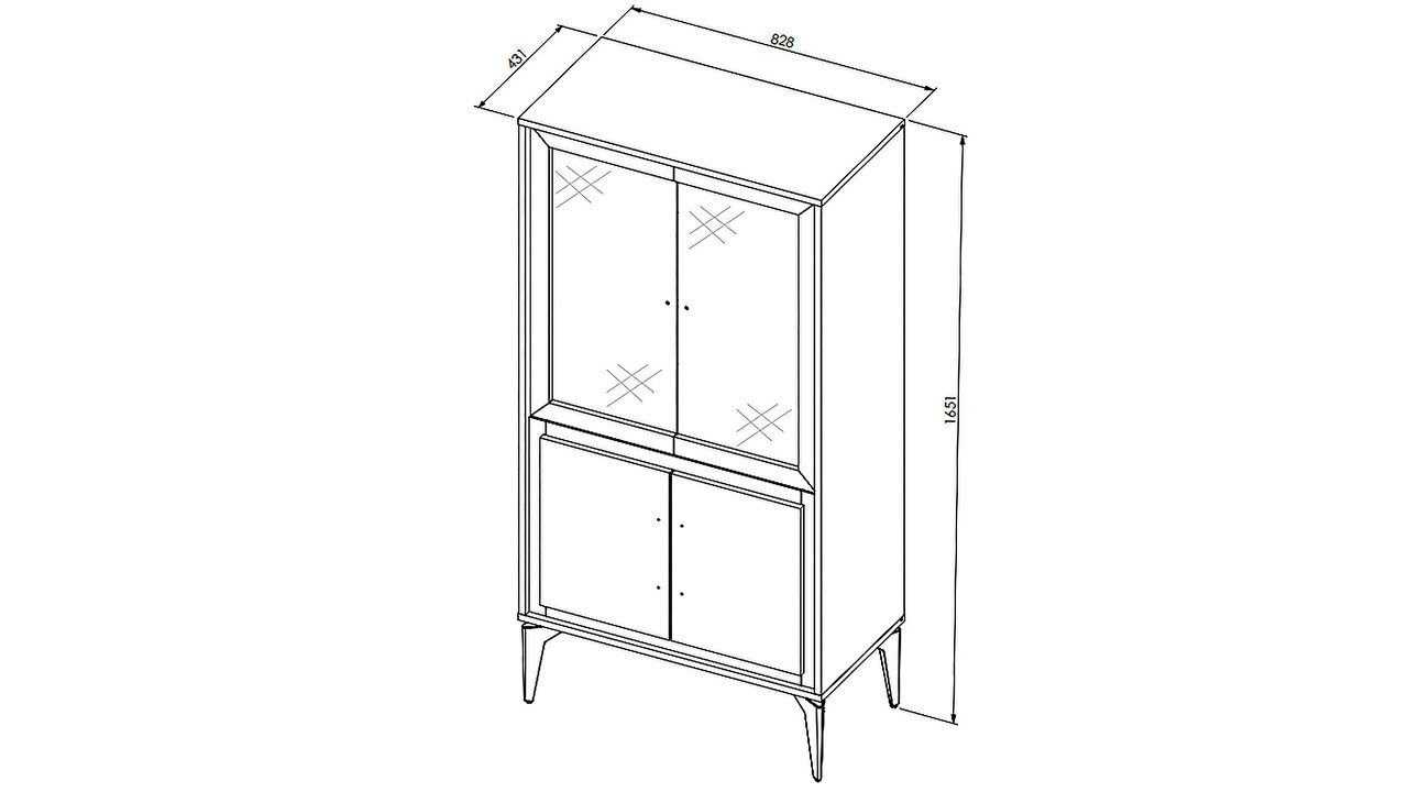 Vitrina Monaco BELLONA Vitrina 22MNO2700A19G