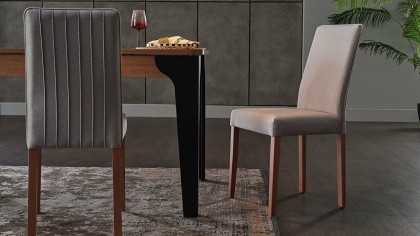 Scaun 4077 Monaco, Bej, Pachet 2 bucati BELLONA Scaun 23MNO40770220001