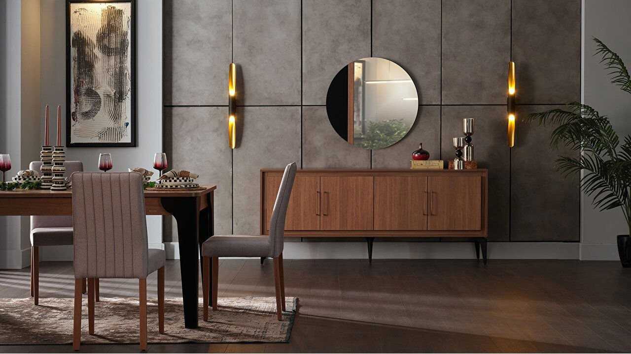 Set Dining Room cu Masa Extensibila Maxi Monaco BELLONA Seturi Dining Room