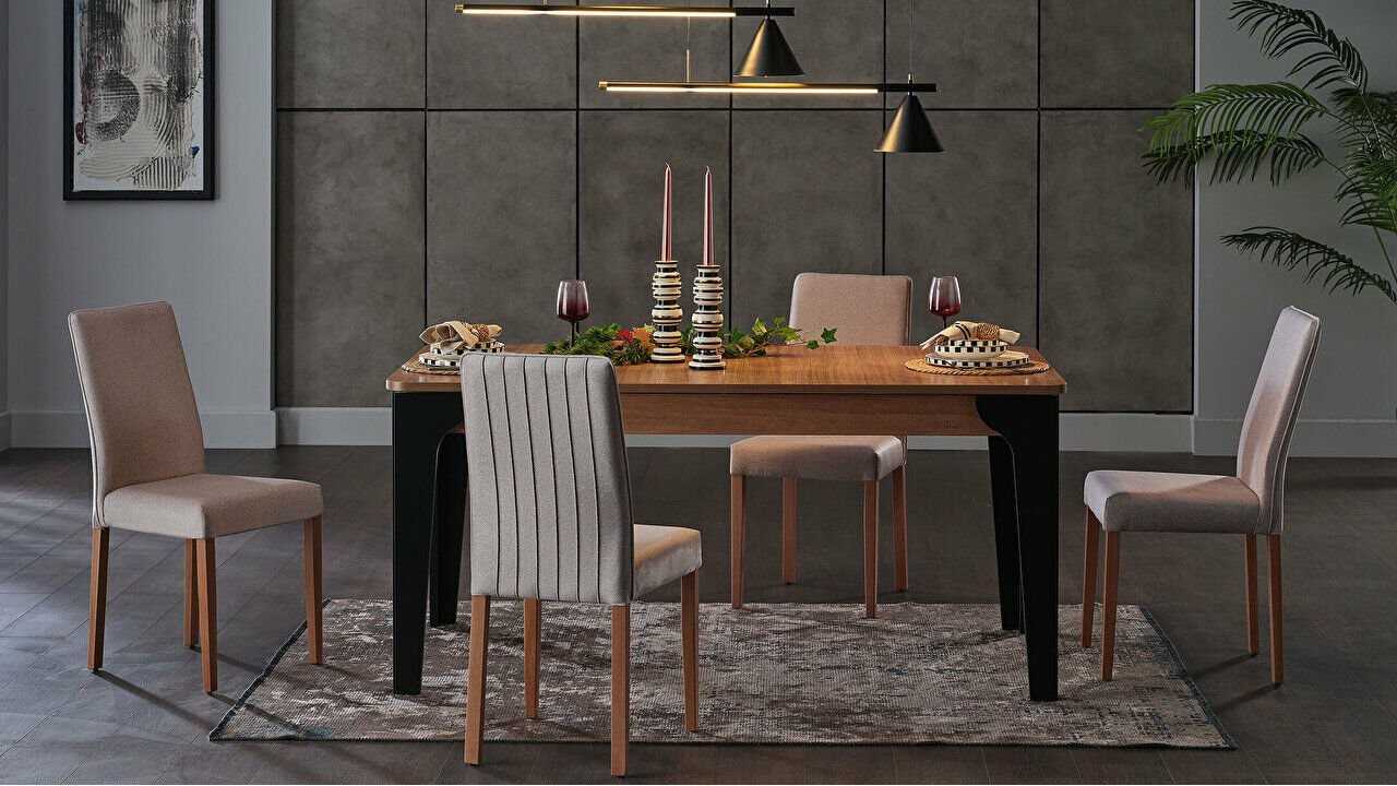 Set Dining Room cu Masa Extensibila Maxi Monaco BELLONA Seturi Dining Room