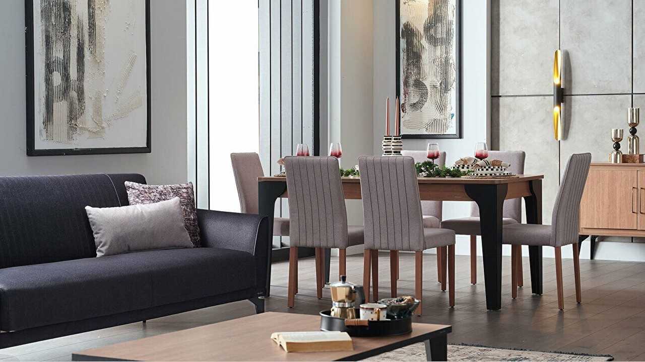 Set Dining Room cu Masa Extensibila Maxi Monaco BELLONA Seturi Dining Room