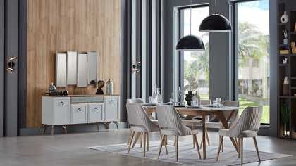 Set Dining Room Valencia cu Masa Extensibila Alternativa BELLONA Seturi Dining Room