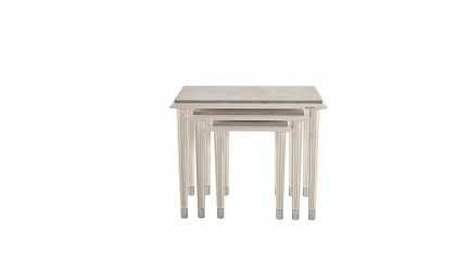 Masute Cafea Zigon Gravita, Fildes, set 3 bucati BELLONA Masuta Zigon 22GTA3304FS2B