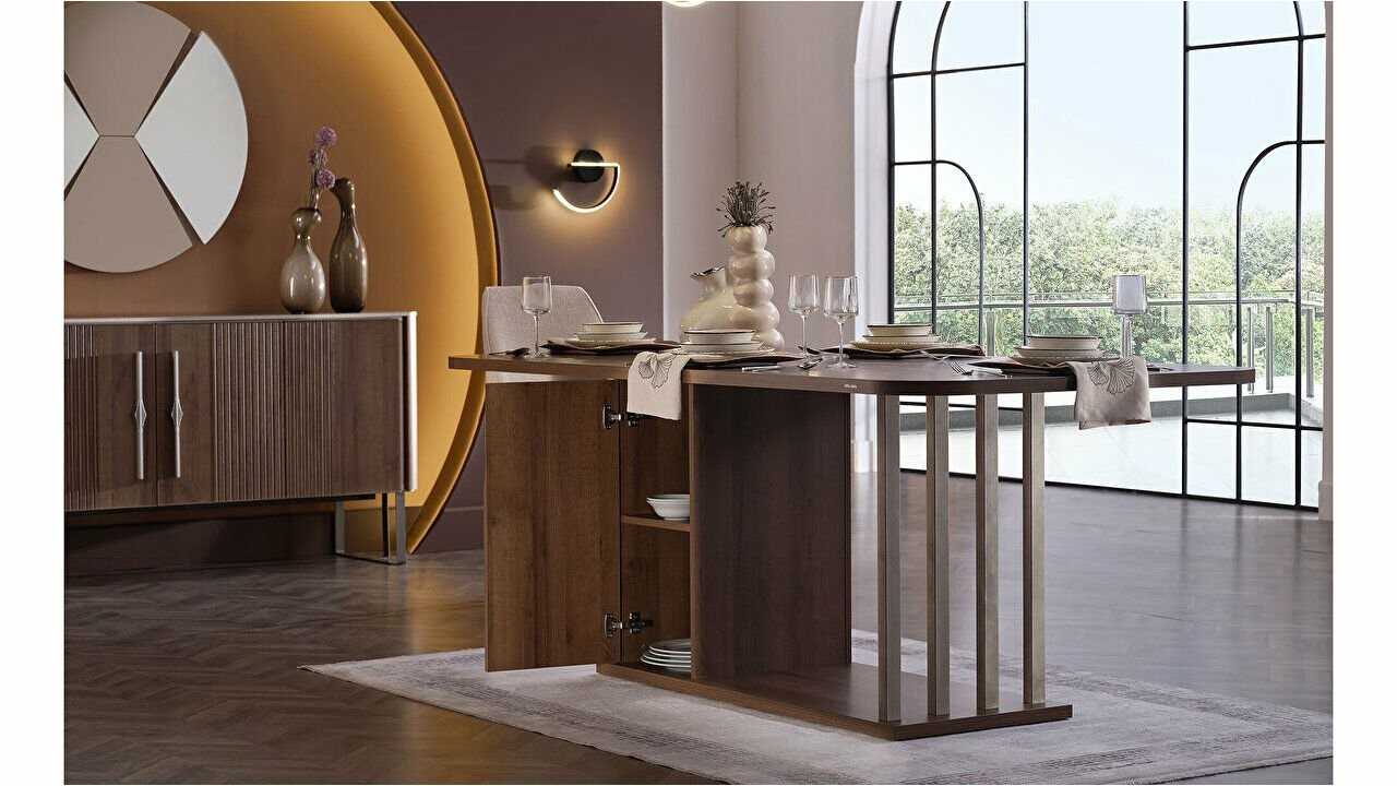 Set Dining Room cu Masa Fixa Mirante BELLONA Seturi Dining Room