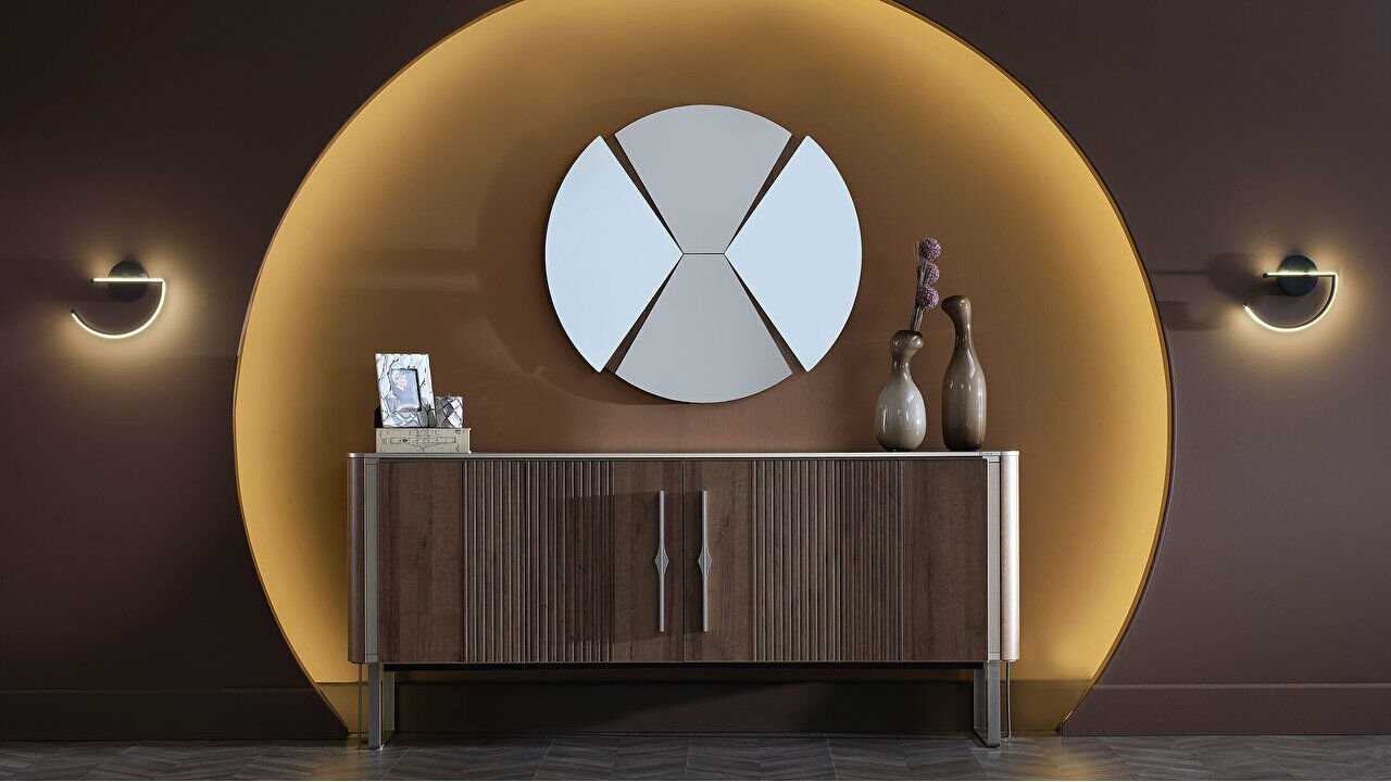 Set Dining Room cu Masa Fixa Mirante BELLONA Seturi Dining Room