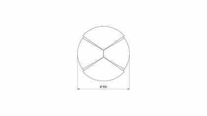 Set Dining Room cu Masa Fixa Mirante BELLONA Seturi Dining Room
