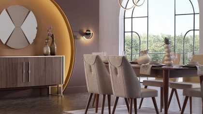 Set Dining Room cu Masa Extensibila Mirante BELLONA Seturi Dining Room