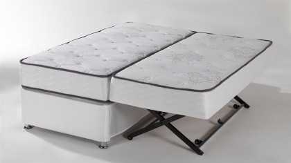 Baza Caprice Baby 90X200 Cu doua saltele, catifea verde - Promo BELLONA Paturi Tapitate SHOWROOM28CPYB600100014+27CAP00902000200