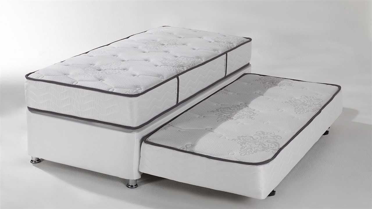 Baza Caprice Baby 90X200 Cu doua saltele, catifea verde - Promo BELLONA Paturi Tapitate SHOWROOM28CPYB600100014+27CAP00902000200