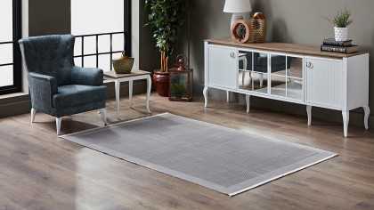 Covor Tierra 13374 Gri, 160X230 GUMUSSUYU Seria Tierra 286TIE13374B9GRI00