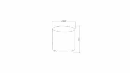 Taburet Mirante BELLONA Taburet 23MIT1080H6H6