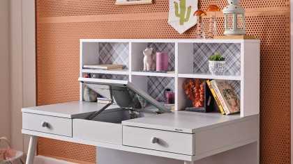 Birou Tineret cu rafturi suspendate Selina BELLONA Birou 22SEA3203TWJ5