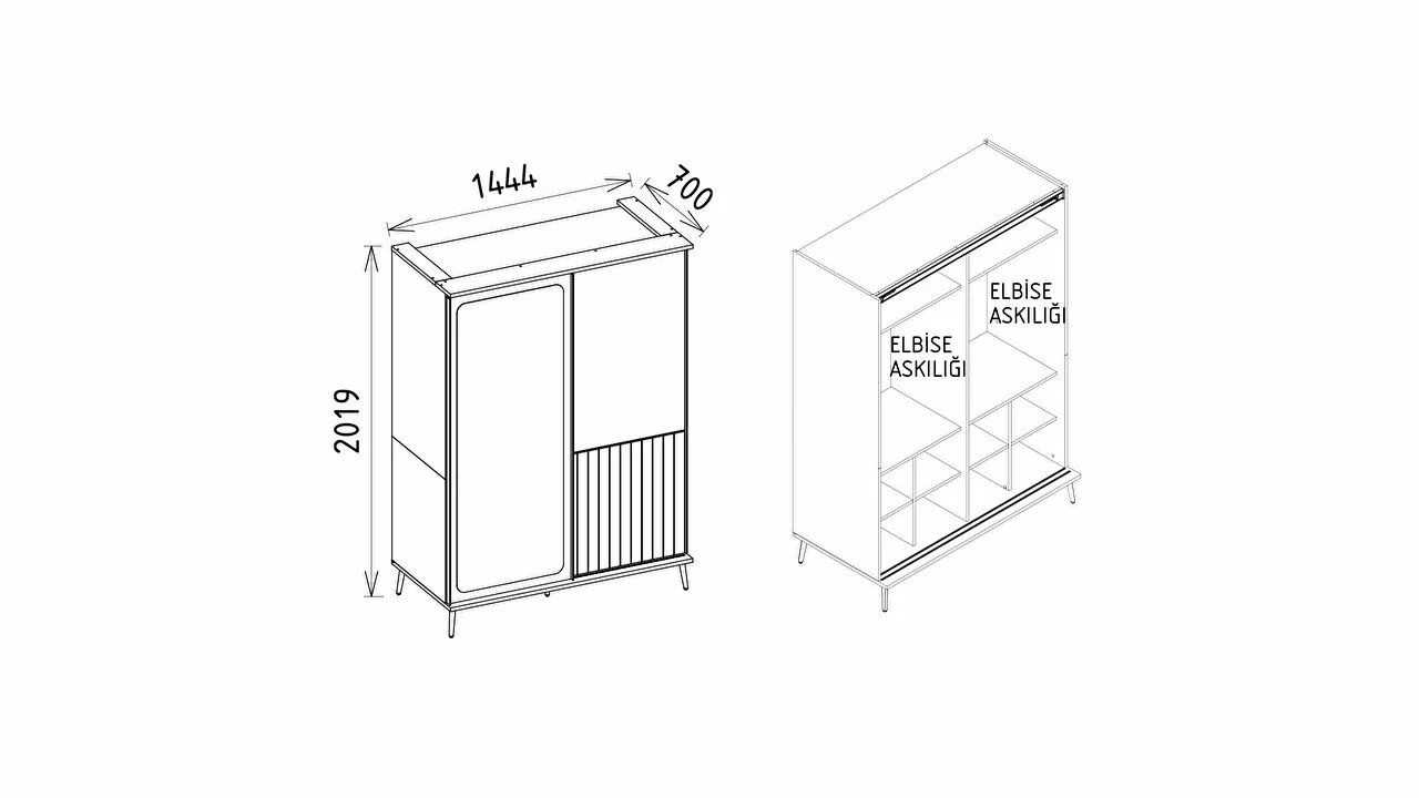 Set mobilier Tineret Selina BELLONA Set Mobilier Tineret