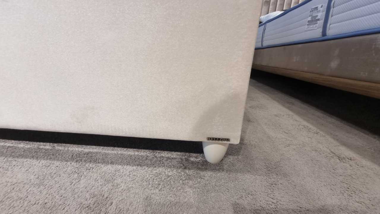 Pat tapitat cu lada de depozitare Verso, 160x200cm, culoare Crem BELLONA Paturi tapitate cu lada - LA COMANDA 28VRBI600100010...