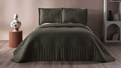 Cuvertura dubla Mirage, 250x260cm, culoare Verde DOQU Cuverturi si Pături 2Q9YTOMRGE0020001