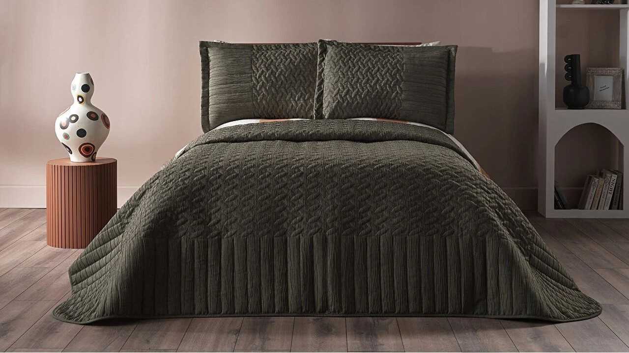 Cuvertura dubla Mirage, 250x260cm, culoare Verde DOQU Cuverturi si Pături 2Q9YTOMRGE0020001 Cuvertura dubla Mirage, 250x260cm, culoare Verde DOQU Cuverturi si Pături 2Q9YTOMRGE0020001