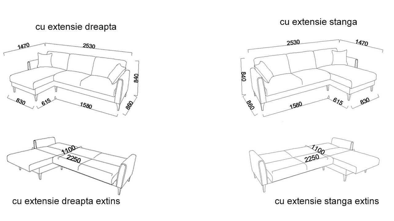 Coltar extensibil cu extensie modulara Enola BELLONA Coltare