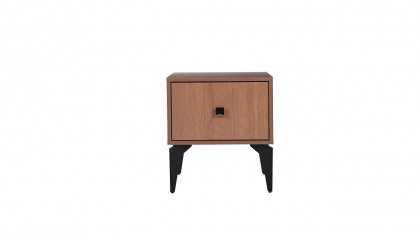 Set Dormitor Monaco, Sifonier 5 usi, Pat 160x200, culoare Nuc Set Dormitor SHOWROOMDORMONACO5USI160