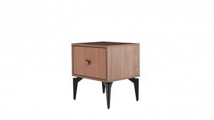 Set Dormitor Monaco, Sifonier 5 usi, Pat 160x200, culoare Nuc Set Dormitor SHOWROOMDORMONACO5USI160