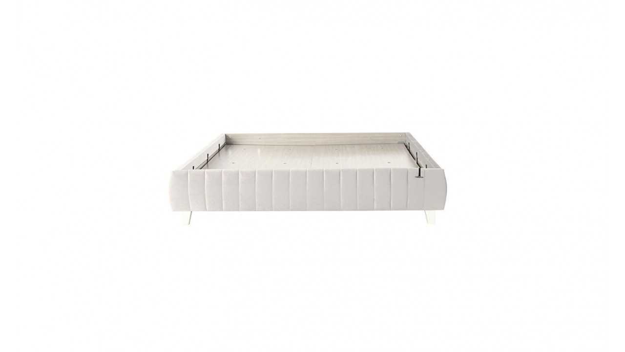 Cadru Pat tapitat fara lada de depozitare Venisa, 180x200cm, culoare Bej BELLONA Magazin 28VEIK600200002 Cadru Pat tapitat fara lada de depozitare Venisa, 180x200cm, culoare Bej BELLONA Magazin 28VEIK600200002
