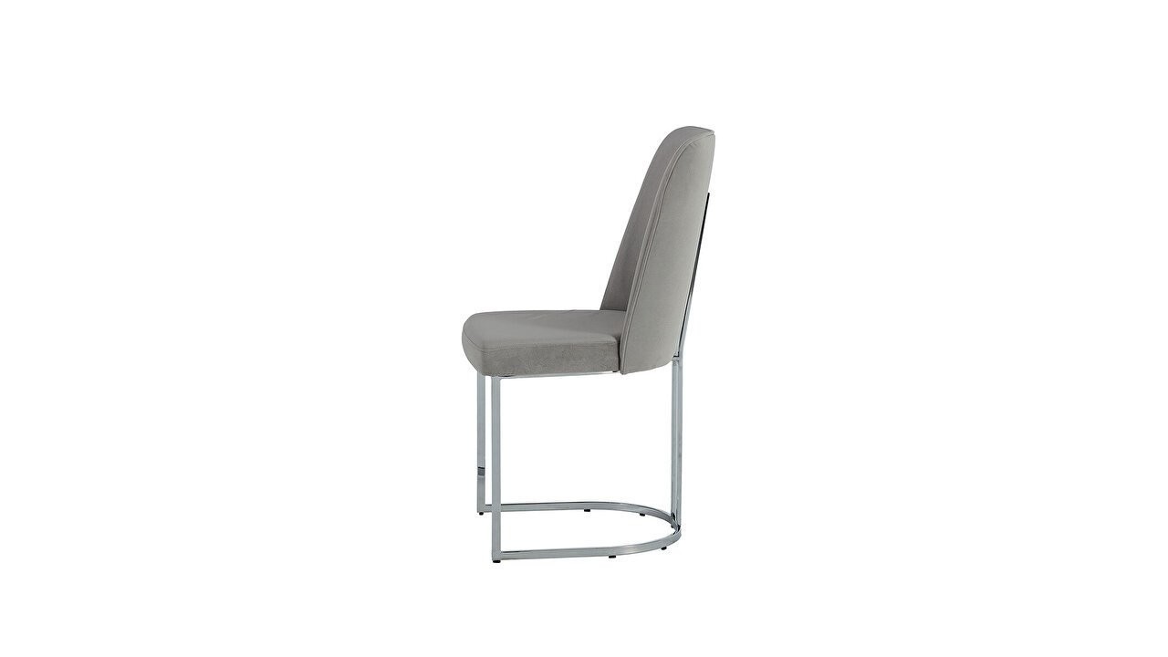 Set Dining Room Loretto cu scaun picior metalic, masa extensibila Seturi Dining Room SHOWROOMDININGLORETTOKREM/ANTRASIT