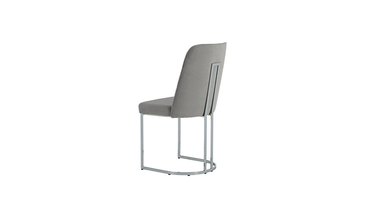 Set Dining Room Loretto cu scaun picior metalic, masa extensibila Seturi Dining Room SHOWROOMDININGLORETTOKREM/ANTRASIT
