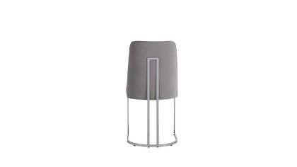 Set Dining Room Loretto cu scaun picior metalic, masa extensibila Seturi Dining Room SHOWROOMDININGLORETTOKREM/ANTRASIT