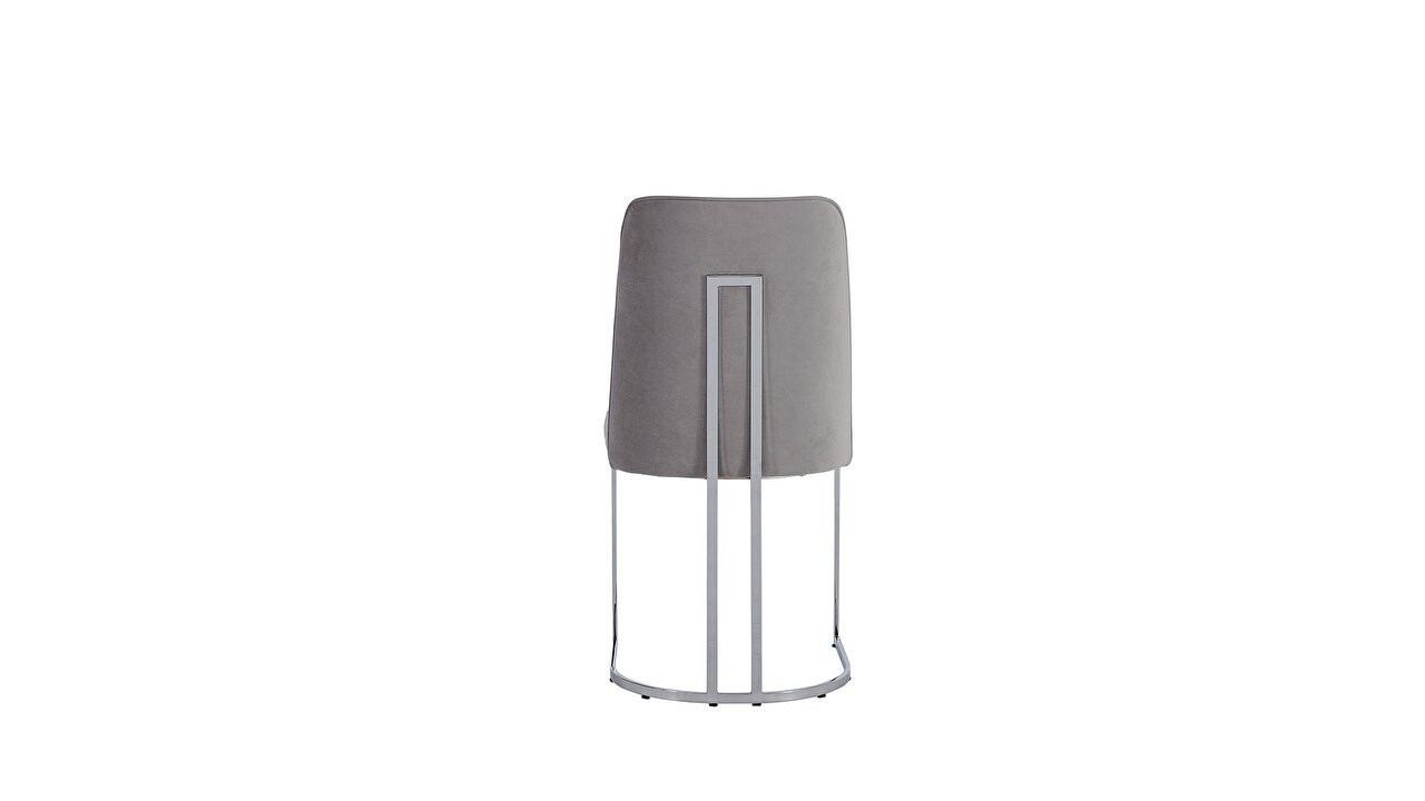 Set Dining Room Loretto cu scaun picior metalic, masa extensibila Seturi Dining Room SHOWROOMDININGLORETTOKREM/ANTRASIT