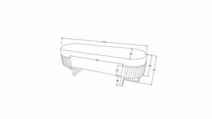 Taburet Marchiz Mirante BELLONA Taburet 22MIT2430H6H6