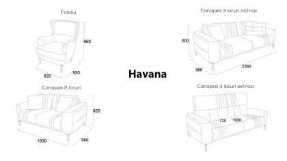 Fotoliu Havana BELLONA Fotolii | Fotolii TV 20HVN1C00300001