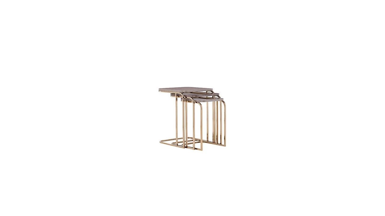 Masute Cafea Zigon Veronica, set 3 bucati BELLONA Masuta Zigon 22VER33040DMZ