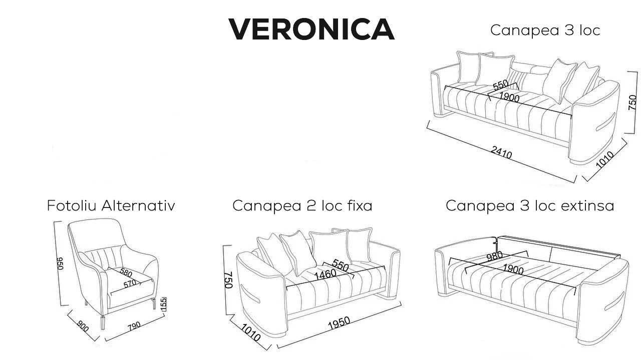 Fotoliu Alternativ Veronica BELLONA Fotolii - Fotolii TV 20VER1C00300001