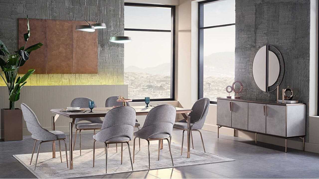 Set Dining Room cu masa fixa Havana BELLONA Seturi Dining Room Set Dining Room cu masa fixa Havana BELLONA Seturi Dining Room