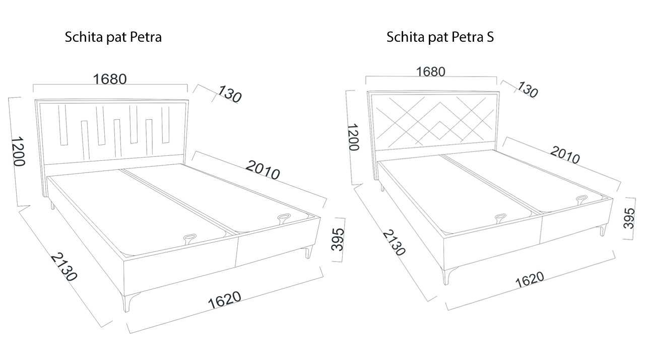 Pat tapitat cu lada si somiera rabatabila Petra 160x200, culoare Crem, Picior Alb BELLONA Paturi tapitate cu lada - LA COMANDA