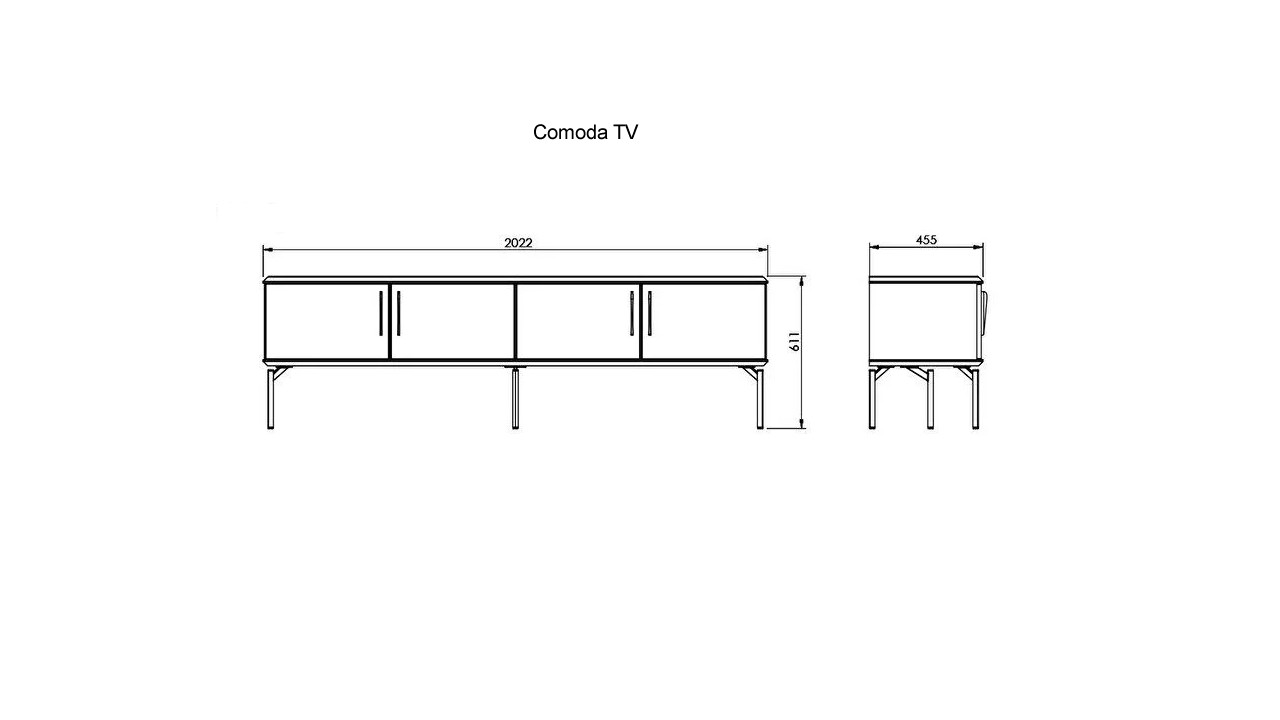 Comoda TV Havana BELLONA Comoda TV 22HVN3001QSZE