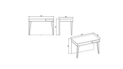 Birou Tineret Majer BELLONA Birou 22MJR3200FDFD