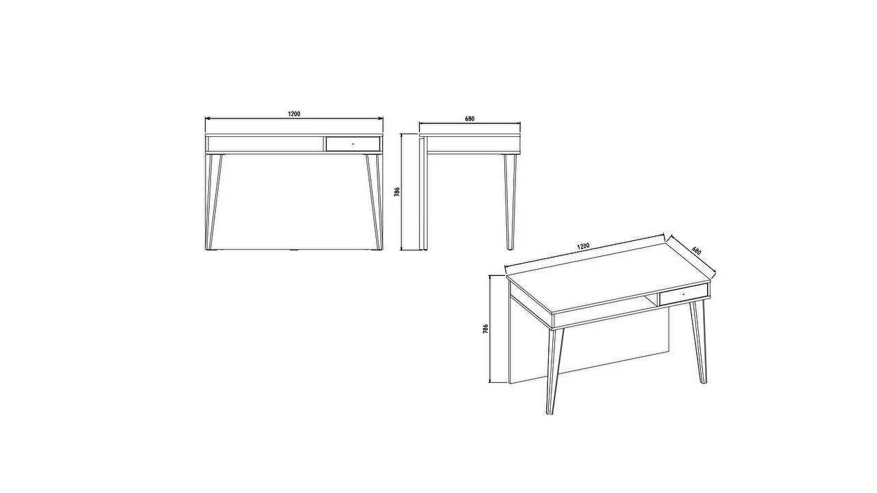Birou Tineret Majer BELLONA Birou 22MJR3200FDFD