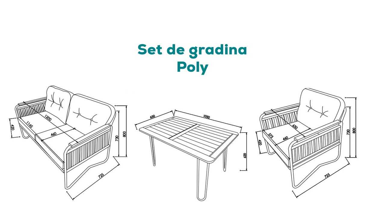 Set Gradina Poly Set Mobilier Gradina