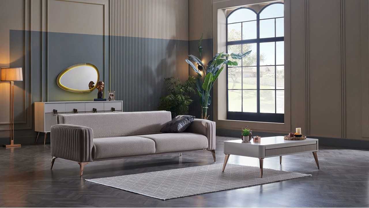 Set Canapea Extensibila Napoli 3+1 Seturi canapele