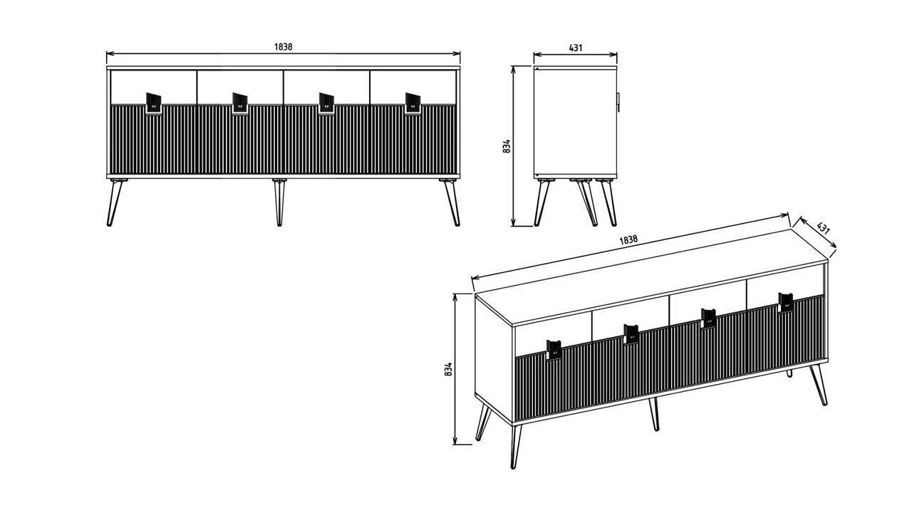 Set Dining Room cu masa extensibila Napoli Seturi Dining Room