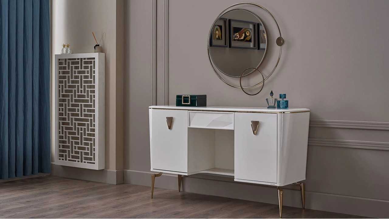 Masa de Toaleta Plaza, Fildes BELLONA Dormitor 22PZA2100FSFS Masa de Toaleta Plaza, Fildes BELLONA Dormitor 22PZA2100FSFS