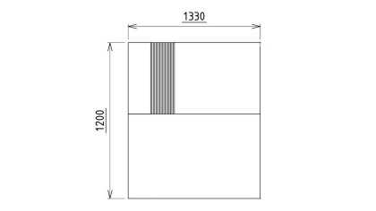 Set mobilier Tineret cu Birou standard Arles Set Mobilier Tineret