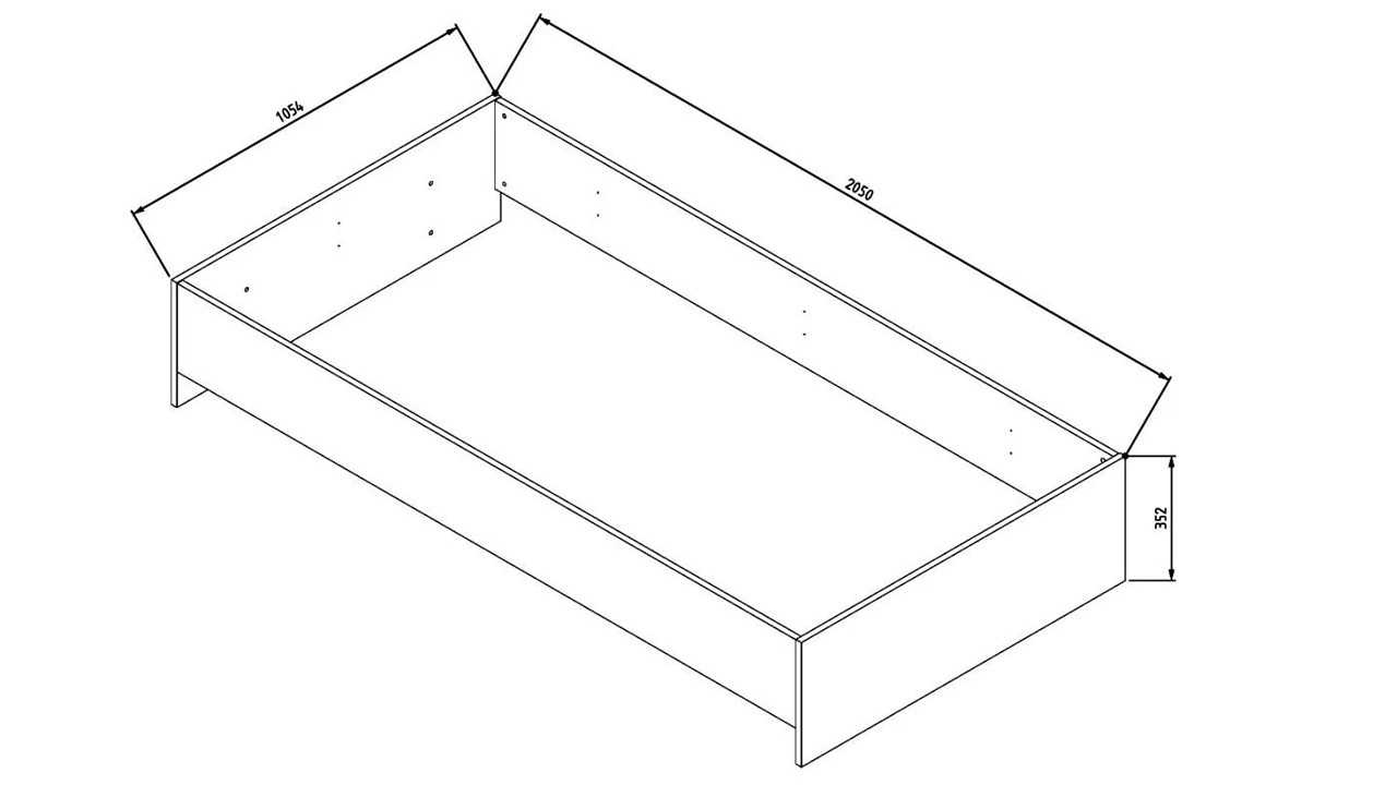 Set mobilier Tineret cu Birou standard Arles Set Mobilier Tineret