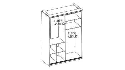 Set mobilier Tineret cu Birou standard Arles Set Mobilier Tineret